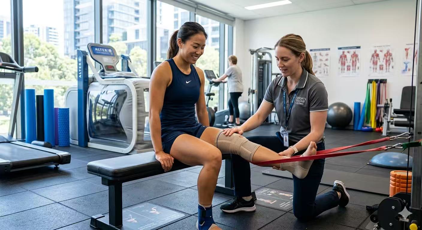 Examples of post-exercise massage and rehabilitation